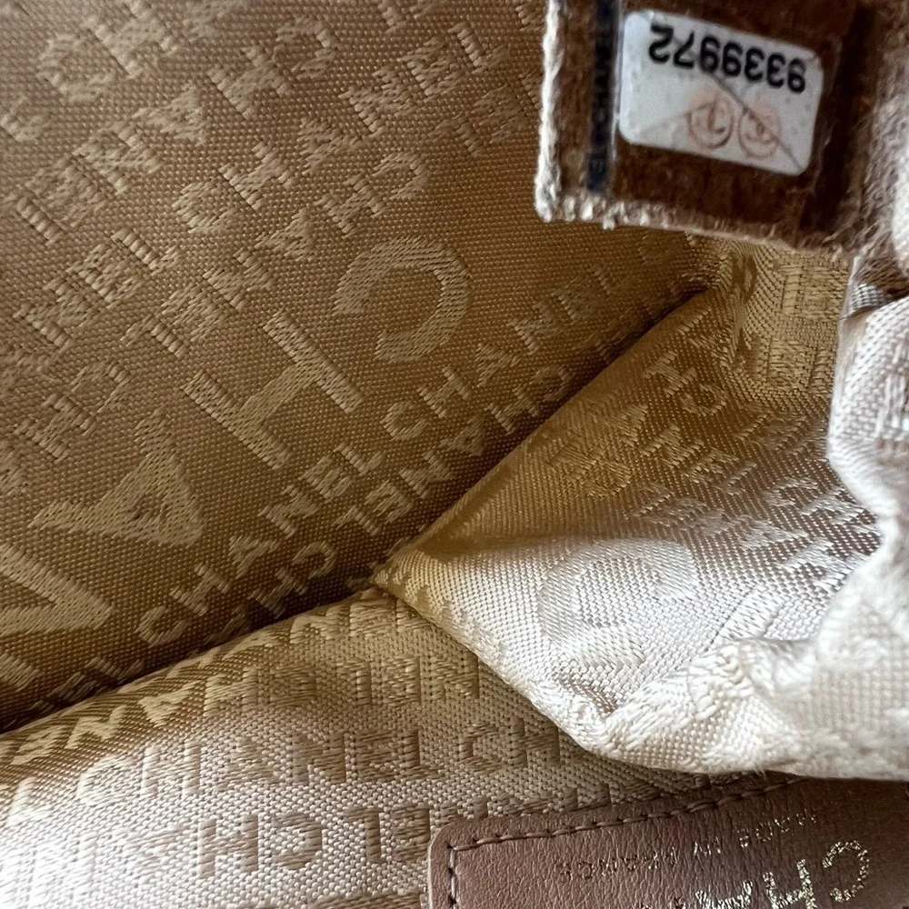 Bronze Chanel lambskin Chocolate Bar